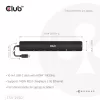 CLUB3D 10-1 kaasaskantav dokk USB USB-C® 10Gbps HDMI™-le 8K30Hz PD3.1 max 140W