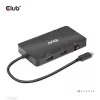 CLUB3D USB Gen2 USB-C to Dual DisplayPort 4k60Hz 7-in-1 HUB