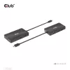 CLUB3D USB Gen2 USB-C to Dual DisplayPort 4k60Hz 7-in-1 HUB