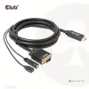 CLUB3D HDMI-VGA kaabel M/M 2m 28AWG