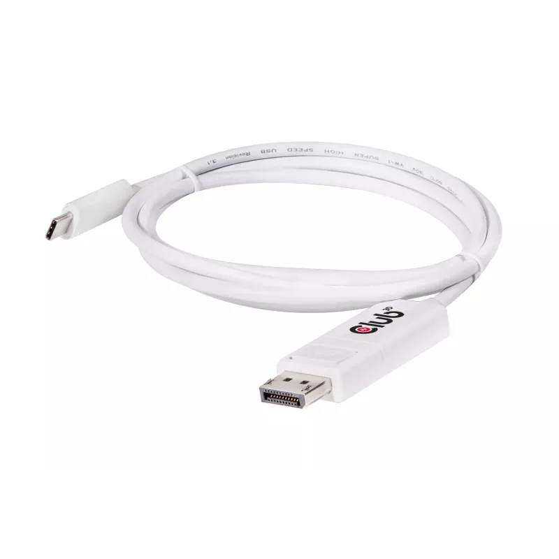 CLUB3D USB 3.1 Type C kaabel DisplayPort 1.2 UHD adapterile