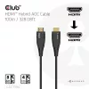 CLUB3D CAC-1394 ülikiire AOC-kaabel 4K120Hz/8K60Hz ühesuunaline M/M 100m