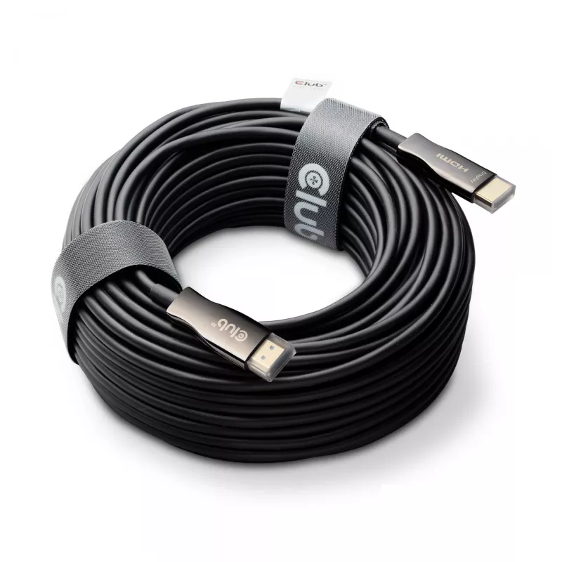 Club 3D HDMI hübriidne AOC-kaabel 8K60Hz / 4K120Hz 50 m, HDMI Type A isane-isane