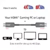 CLUB3D ülikiire HDMI™-sertifitseeritud AOC-kaabel 4K120Hz/8K60Hz ühesuunaline M/M 15m/49.21ft