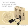 CLUB3D Mini DisplayPort to Dual Link DVI, HDCP OFF version Apple Cinema Display'de jaoks Aktiivneadapter