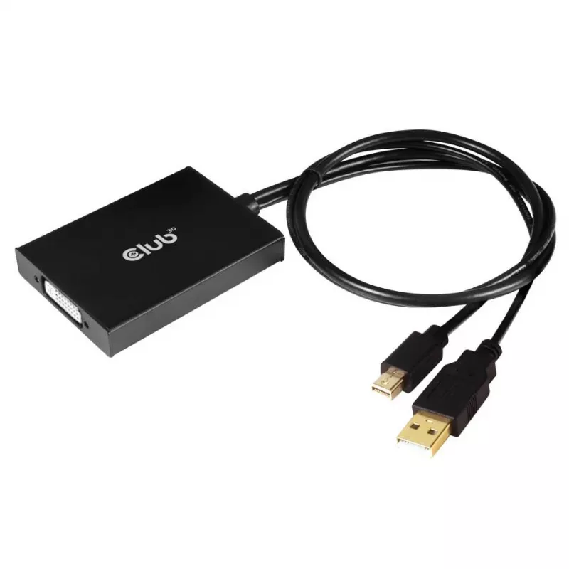 Aktiivadapter MiniDisplayPort 1.2a Dual Link DVI-D CLUB3D CAC-1130
