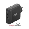 CLUB3D reisilaadija 100W GaN-tehnoloogiaga, nelja pordiga USB Type-A (2x) ja -C (2x), Power Delivery (PD) 3.0 tugi