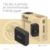 CLUB3D reisilaadija 100W GaN-tehnoloogiaga, nelja pordiga USB Type-A (2x) ja -C (2x), Power Delivery (PD) 3.0 tugi