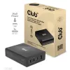 CLUB3D Travel Charger 132W GAN tehnoloogiaga, nelja pordiga USB Type-A ja -C, toega Power Delivery(PD) 3.0