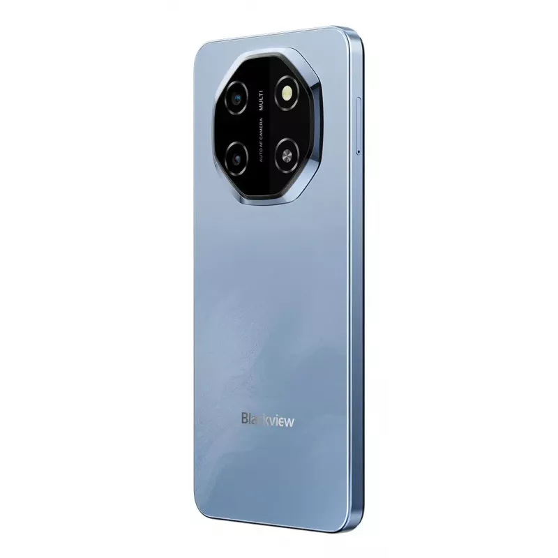 Nutitelefon BLACKVIEW SHARK 6 — 6,88 tolli (17,5 cm), Unisoc T8100 2 GHz, 4 GB muutmälu, 128 GB, 16 MP topeltkaamera taga, 5000 mAh, Android 15, hübriid-Dual-SIM, sinine