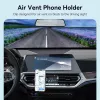 Autoventiiliaatori telefoni hoidik Vention KCTB0 — passiivne automaatkinnitusega hoidik 4.7–7.2-tollistele telefonidele, must, ABS/TPU, 117.6×73×84.3 mm