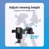 Autotelefoni kinnitus Vention KCOB0 — automaatselt kinnituv iminapp, klambrikinnitus nutitelefonidele, must, laius 73 mm, kõrgus 117,6 mm
