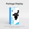 Autotelefoni kinnitus Vention KCOB0 — automaatselt kinnituv iminapp, klambrikinnitus nutitelefonidele, must, laius 73 mm, kõrgus 117,6 mm