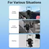 Autotelefoni kinnitus Vention KCOB0 — automaatselt kinnituv iminapp, klambrikinnitus nutitelefonidele, must, laius 73 mm, kõrgus 117,6 mm