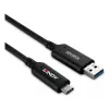 Lindy 25m USB 3.2 Gen 1 Type A to C fiiberoptiline hübriidkaabel