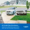 IP turvakaamera TP-Link Tapo C460 KIT — välistingimustesse mõeldud silinderkaamera, 8 MP 3840×2160, 12× digitaalne suum, seinakinnitus, kahepoolne heli, Wi‑Fi, valge