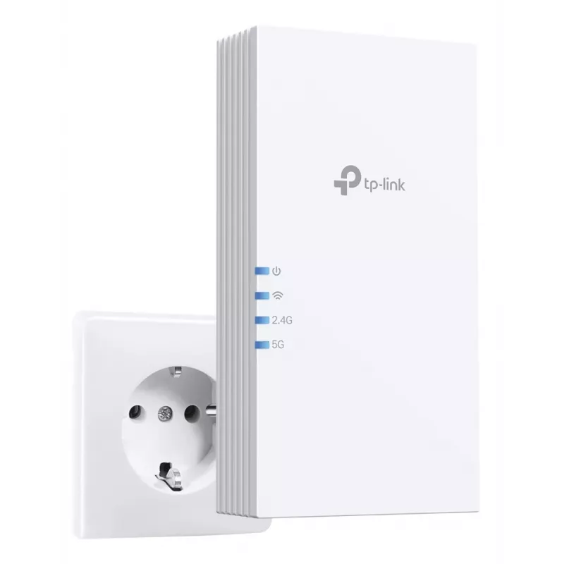 Traadita leviulatuse pikendaja TP-Link RE220BE — kaheribaline 2,4/5 GHz, 802.11ac, 2 välist antenni, 100–240 V sisend