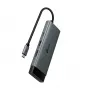 USB USB-C jaotur TP-Link UH7021C — HDMI, USB 3.2 Gen1, USB 2.0, SD/microSD, 5000 Mbit/s, Alumiinium Must