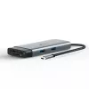 USB USB-C jaotur TP-Link UH7021C — HDMI, USB 3.2 Gen1, USB 2.0, SD/microSD, 5000 Mbit/s, Alumiinium Must