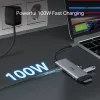USB USB-C jaotur TP-Link UH7021C — HDMI, USB 3.2 Gen1, USB 2.0, SD/microSD, 5000 Mbit/s, Alumiinium Must