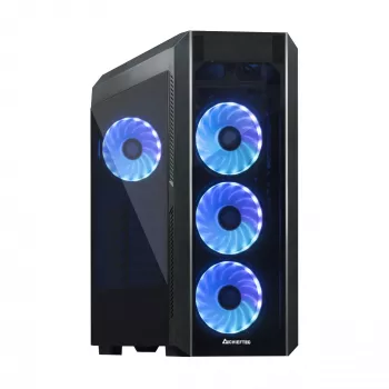 PC korpus CHIEFTEC Scorpion 3 GL-03B-OP — Torn ATX/Micro-ATX/Mini-ITX, karastatud klaas, 3×120 mm eesmised ventilaatorid