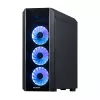 PC korpus CHIEFTEC Scorpion 3 GL-03B-OP — Torn ATX/Micro-ATX/Mini-ITX, karastatud klaas, 3×120 mm eesmised ventilaatorid