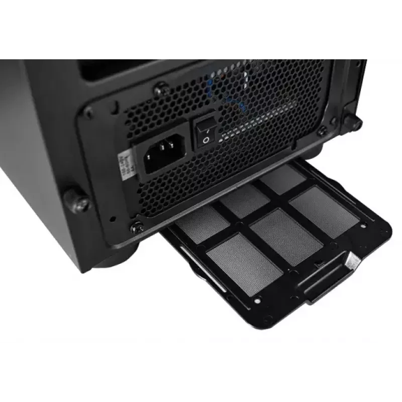 PC Midi Tower korpus CHIEFTEC SCORPION 3 GL-03B-UC-OP — must, karastatud klaas, ATX/Micro-ATX, 3x120mm ees + 1x120mm taga ventilaatorid