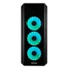 PC Midi Tower korpus CHIEFTEC SCORPION 3 GL-03B-UC-OP — must, karastatud klaas, ATX/Micro-ATX, 3x120mm ees + 1x120mm taga ventilaatorid