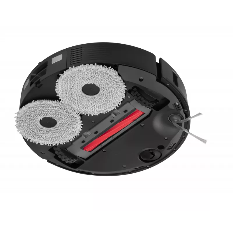 Roborock tolmuimeja Q Revo L — ümmargune robot koos tolmukotiga, 0,33 L tolmumahutavus, 2,7 L alus, 180 min tööaeg, 5200 mAh, must