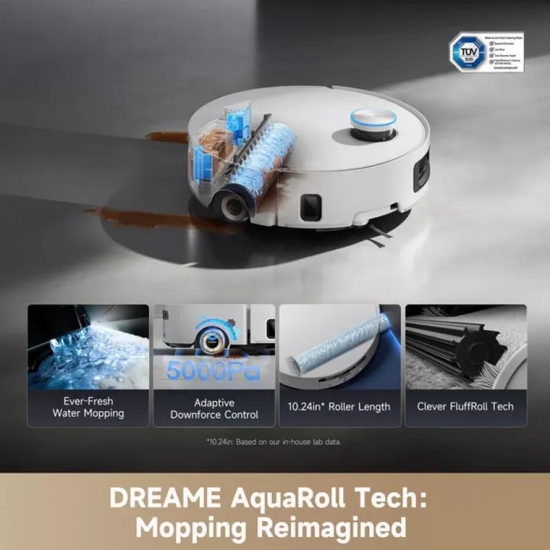 Robottolmuimeja Dreame Aqua10 Ultra Roller Complete valge