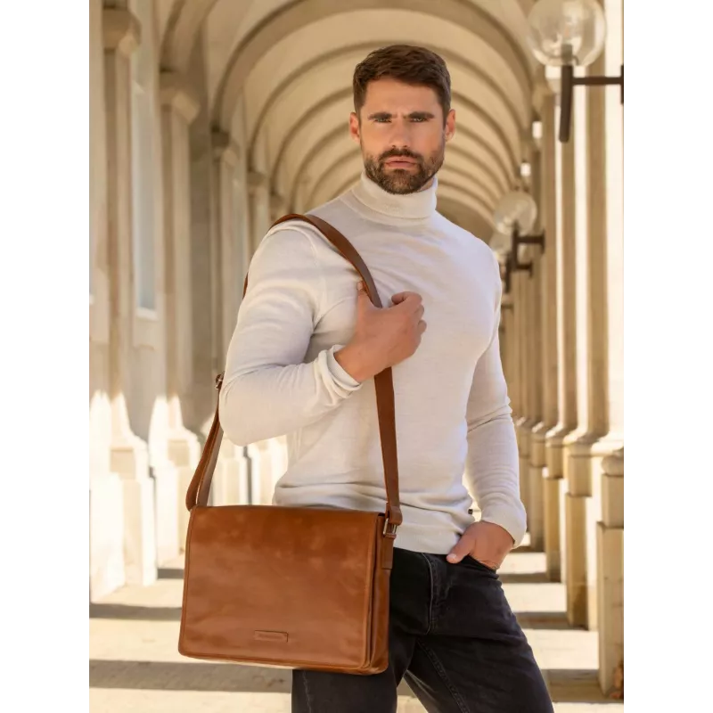 dbramante1928 Marselisborg - 14 tolli - Kuldne pruun N.E., Kiirkotist ümbris, 35,6 cm (14 tolli), Õlarihm, 1,24 kg