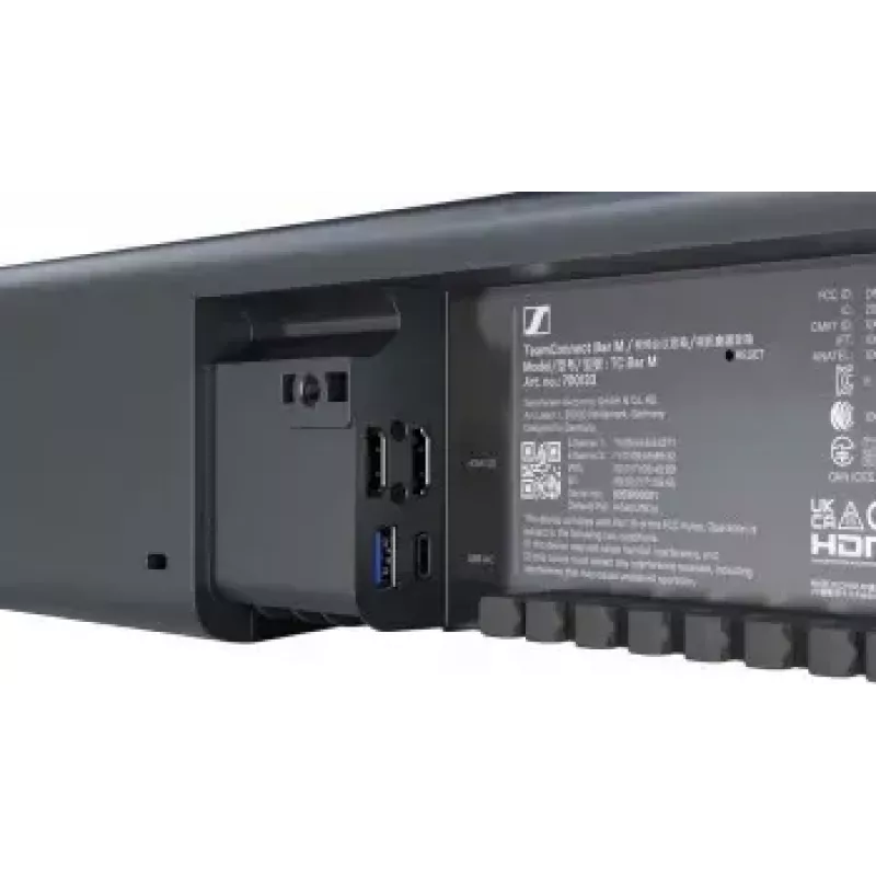 Mikrofon Sennheiser TEAMCONNECT BAR M (mudel 700110X) — integreeritud kõlar, konverentsivideopulk
