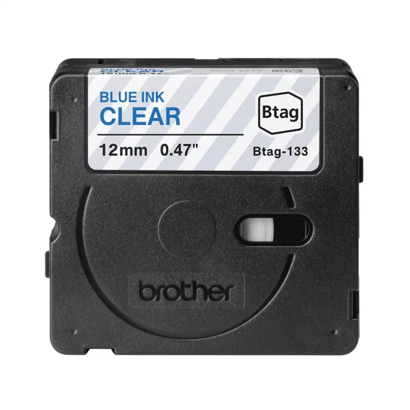 Brother BTAG-133 silditeip Sinine läbipaistval