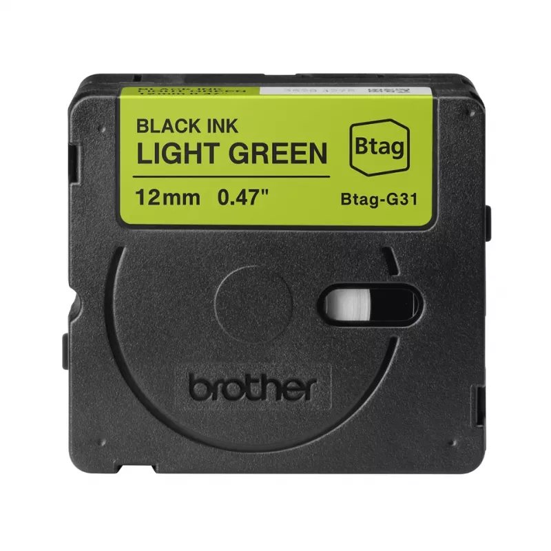 Brother BTAG-G31 silditeip Must rohelisel 1,2 cm 4 m