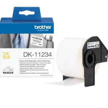 Brother DK-11234 printerisilt Valge Isekleepuv printerisilt