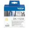 Brother DK-11234 printerisilt Valge Isekleepuv printerisilt