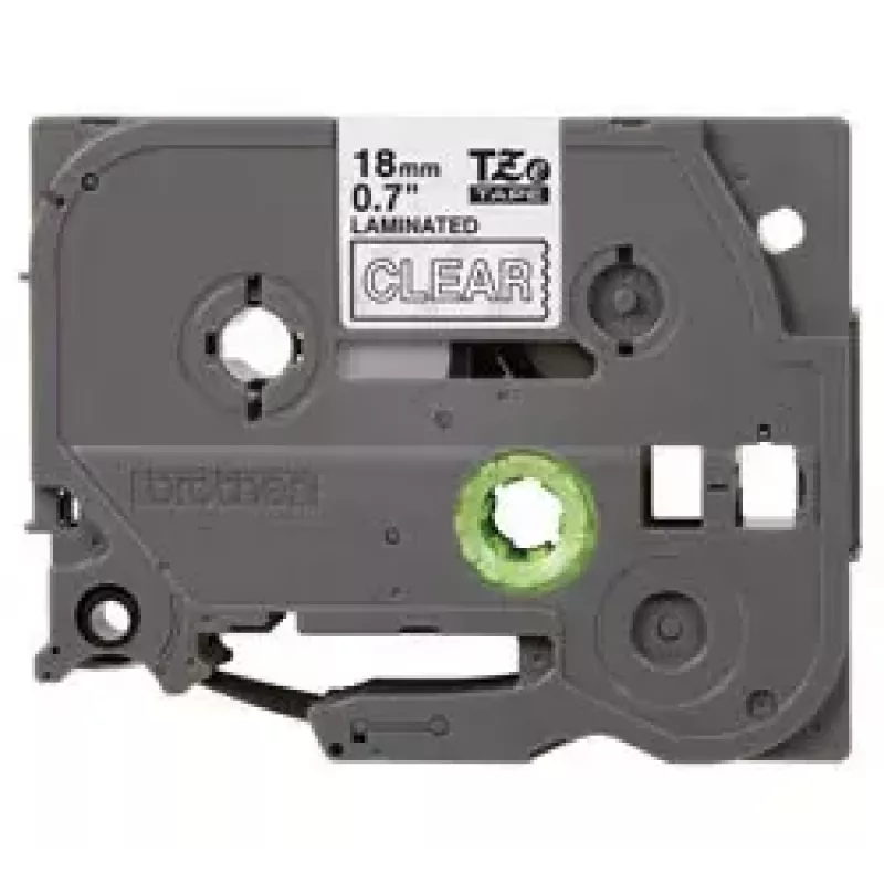 Sildilint Brother TZe145 18mm valge läbipaistval