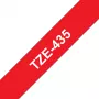 Brother TZE-435 sildistuslint valge punasel