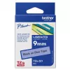 Brother lamineeritud lint 9 mm, must sinisel, TZe, must, termosiire, Filipiinid, 5 aasta(t)
