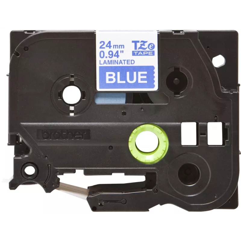 Laminaatlint Brother TZe555 24mm valge sinisel