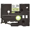 Brother lamineeritud lint TZe Must fluorestseeruval kollasel 2,4 cm 5 m