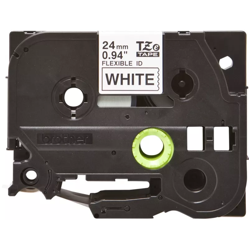 Lamineeritud lint Brother TZEFX251 Must valgel 2,4 cm