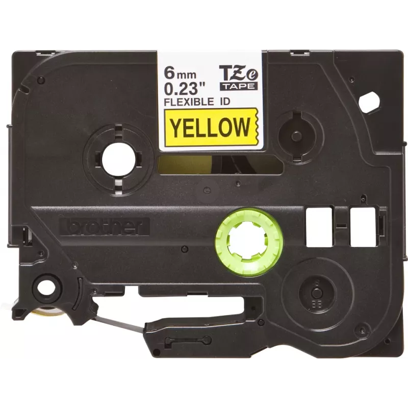 Brother TZE-FX611 sildilint Must kollasel