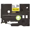 Brother TZE-FX621 sildistamislint, must kollasel taustal