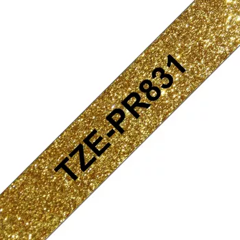 Brother TZE-PR831 silditeip Must kullal