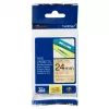 Brother TZE-PR851 sildilint must kuldsel taustal