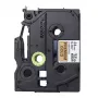 Brother TZE-PR851 sildilint must kuldsel taustal