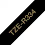 Brother TZE-R334 siltimislint Kuldne mustal
