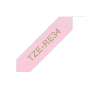 Brother TZE-RE34 siltimislint Kuldne roosal