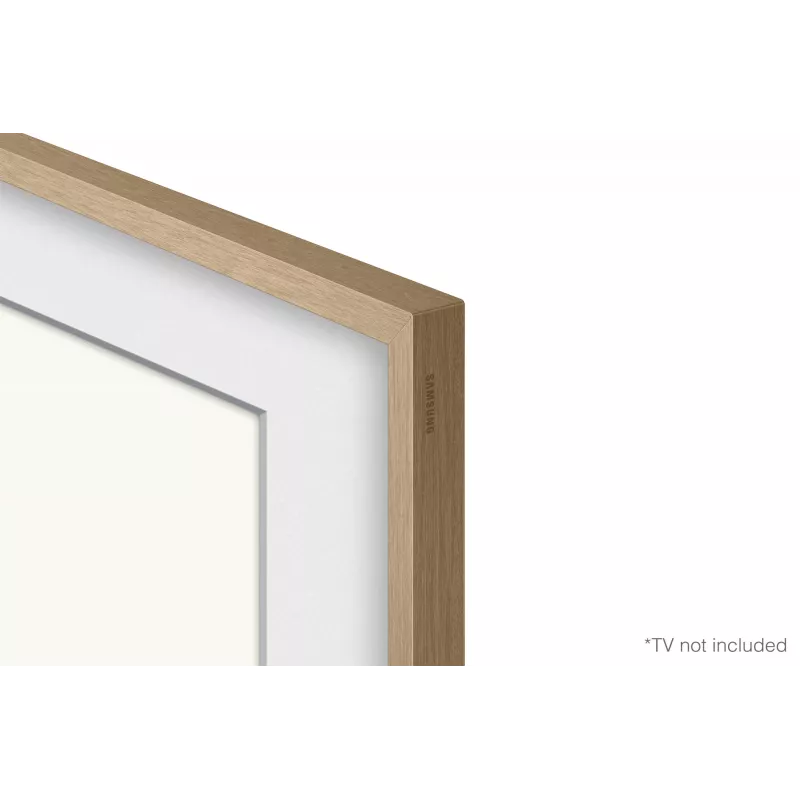 Teleriraam Samsung VG-SCFA55TKBXC — plastikust puiduefektiga, osad 35,6×1241,1×17,7 mm ja 24,6×714,2×17,7 mm, kaal 430 g